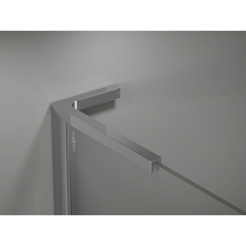Mexen Kioto-X L ścianka prysznicowa Walk-in 100 x 200 cm, transparent 10 mm, chrom - 800-100-107-01-00-X