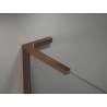 Mexen Kioto-X L dušisein Walk-in 60 x 200 cm, läbipaistev 10 mm, roosakaskuld - 800-060-107-60-00-X