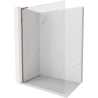Mexen Kioto-X L Duschabtrennung Walk-in 100 x 200 cm, transparent 10 mm, Roségold - 800-100-107-60-00-X