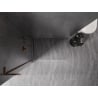 Mexen Kioto-X L ścianka prysznicowa Walk-in 100 x 200 cm, transparent 10 mm, różowe złoto - 800-100-107-60-00-X