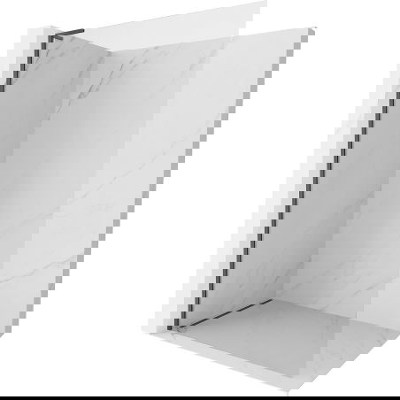 Mexen Kioto-X L panel de ducha Walk-in 90 x 200 cm, transparente 10 mm, gris pistola cepillado - 800-090-107-66-00-X