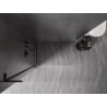 Mexen Kioto-X L ścianka prysznicowa Walk-in 80 x 200 cm, transparent 10 mm, czarna - 800-080-107-70-00-X