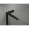 Mexen Kioto-X L dušisein Walk-in 80 x 200 cm, läbipaistev 10 mm, must - 800-080-107-70-00-X