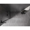 Mexen Kioto-X L dušisein Walk-in 110 x 200 cm, läbipaistev 10 mm, must - 800-110-107-70-00-X