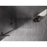 Mexen Kioto-X L Duschwand Walk-in 100 x 200 cm, transparent 10 mm, Gun Metal - 800-100-107-95-00-X