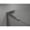 Mexen Kioto-X L Duschwand Walk-in 100 x 200 cm, transparent 10 mm, Gun Metal - 800-100-107-95-00-X