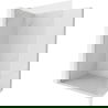 Mexen Kioto-X L Douchewand Walk-in 80 x 200 cm, transparant 10 mm, geborsteld nikkel - 800-080-107-97-00-X