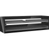 Mexen Box-A korpus ormarića ispod umivaonika 160 cm, 2 ladice, crni sjaj - 91AX0-1600-470-2-70