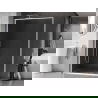 Mexen Kioto-XF L douchewand Walk-in met frame 100 x 202 cm, transparant 10 mm, wit - 800-100-174-20-00-XF