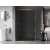 Mexen Kioto-XF L Duschwand Walk-in mit Rahmen 60 x 202 cm, transparent 10 mm, gold - 800-060-174-50-00-XF