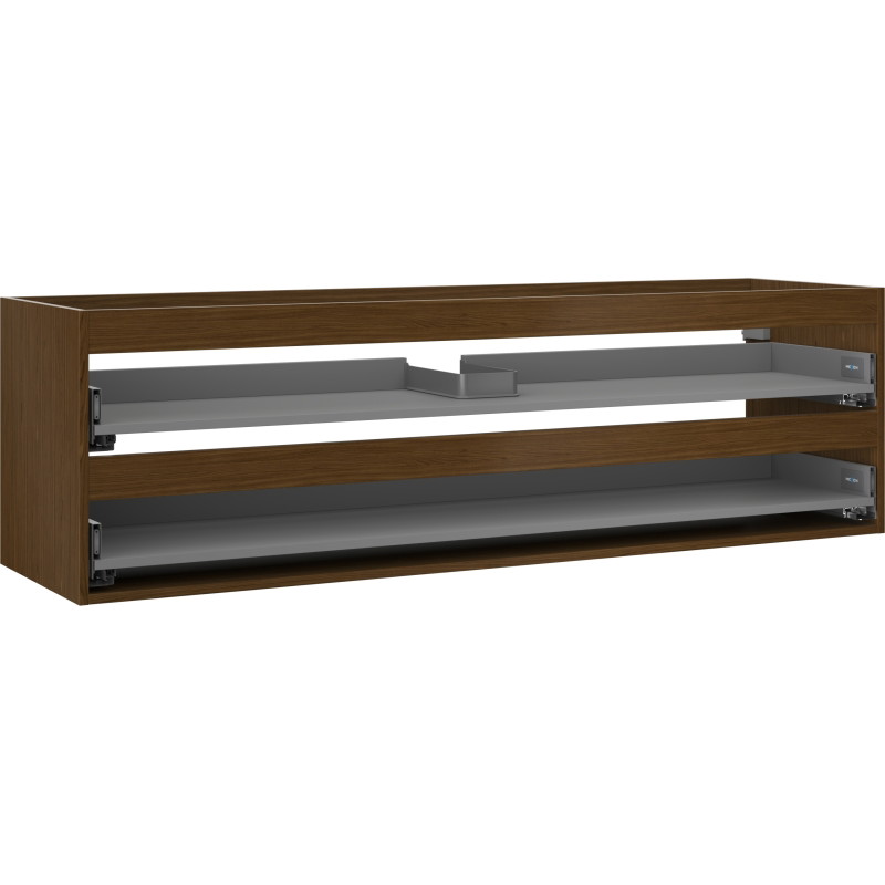 Mexen Box-A kraanikaapi kapi karkass 160 cm, 2 sahtlit, pähkel - 91AX0-1600-470-2-86