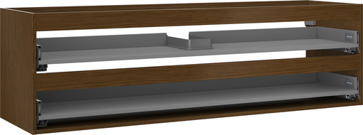 Mexen Box-A kastlichaam voor wastafelonderkast 160 cm, 2 lades, noten - 91AX0-1600-470-2-86