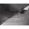 Mexen Kioto-XF L Duschwand Walk-in mit Rahmen 80 x 202 cm, transparent 10 mm, gebürsteter Nickel - 800-080-174-97-00-XF