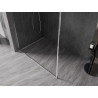 Mexen Kioto-F L Dušisein Walk-in raamiga 100 x 202 cm, läbipaistev 8 mm, kroom - 800-100-174-01-00