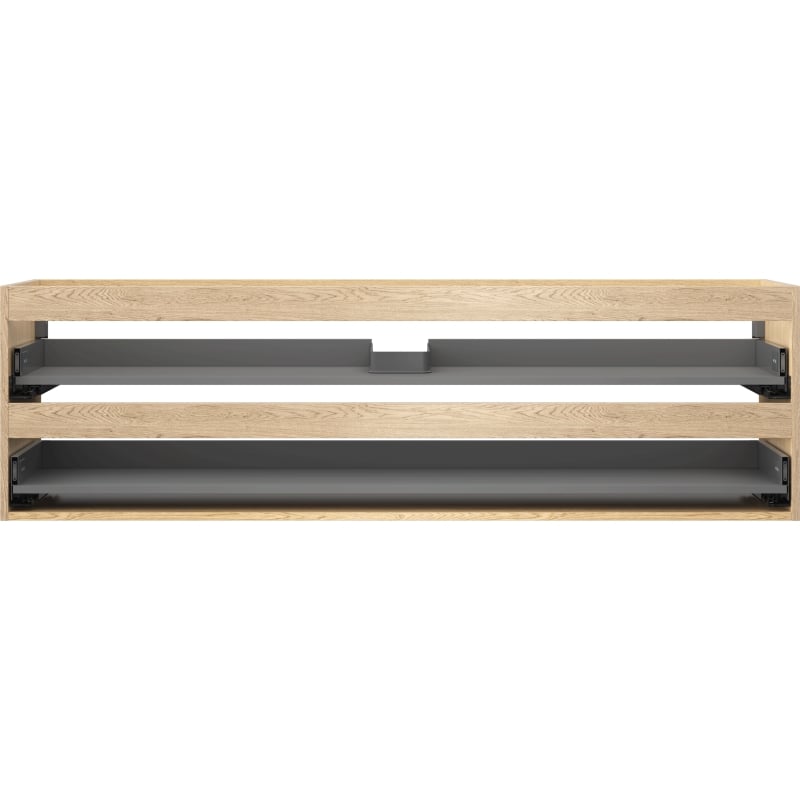 Mexen Box-A struttura mobile sottolavabo 160 cm, 2 cassetti, rovere - 91AX0-1600-470-2-81