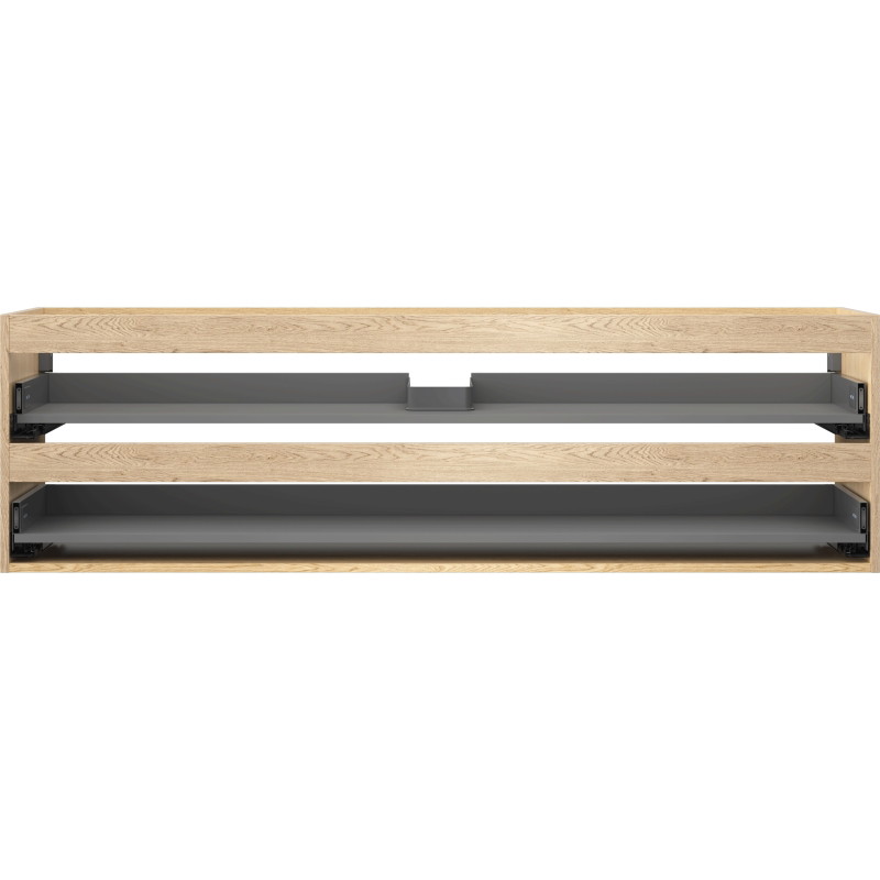 Mexen Box-A valamukapp korpus 160 cm, 2 sahtlit, tamm - 91AX0-1600-470-2-81