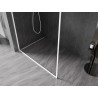 Mexen Kioto-F L Dušisein Walk-in raamiga 95 x 202 cm, läbipaistev 8 mm, valge - 800-095-174-20-00