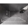 Mexen Kioto-F L Dušisein Walk-in raamiga 95 x 202 cm, läbipaistev 8 mm, valge - 800-095-174-20-00
