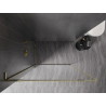 Mexen Kioto-F L dušisein Walk-in raamiga 90 x 202 cm, läbipaistev 8 mm, kuldne - 800-090-174-50-00