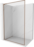 Mexen Kioto-F L dušinurk Walk-in raamiga 65 x 202 cm, läbipaistev 8 mm, roosakuld - 800-065-174-60-00
