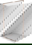 Mexen Kioto-F L paroi de douche Walk-in avec cadre 65 x 202 cm, transparent 8 mm, or rose - 800-065-174-60-00