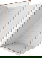 Mexen Kioto-F L paroi de douche Walk-in avec cadre 85 x 202 cm, transparent 8 mm, cuivre brossé - 800-085-174-65-00