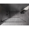 Mexen Kioto-F L Walk-in tuš paravan s okvirom 80 x 202 cm, proziran 8 mm, četkana siva boja pištolja - 800-080-174-66-00