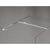 Mexen Kioto-X Walk-in Shower Wall 150 x 70 cm, Transparent 10 mm, Chrome - 800-150-202-01-00-070-X