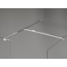 Mexen Kioto-X dušisein Walk-in 90 x 90 cm, läbipaistev 10 mm, kroom - 800-090-202-01-00-090-X