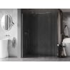 Mexen Kioto-X Walk-in Shower Enclosure 140 x 120 cm, Transparent 10 mm, Chrome - 800-140-202-01-00-120-X