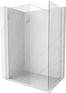 Mexen Kioto-X Zid za tuš Walk-in 80 x 80 cm, prozirno 10 mm, bijela - 800-080-202-20-00-080-X