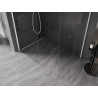 Mexen Kioto-X dušisein Walk-in 160 x 110 cm, läbipaistev 10 mm, valge - 800-160-202-20-00-110-X