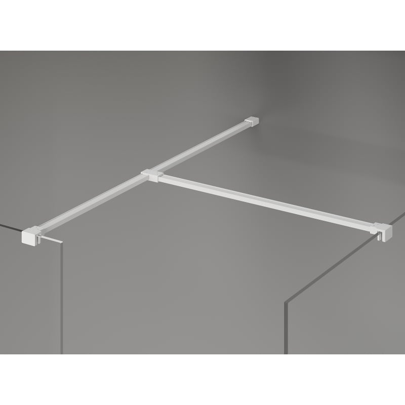 Mexen Kioto-X dušisein Walk-in 150 x 120 cm, läbipaistev 10 mm, valge - 800-150-202-20-00-120-X