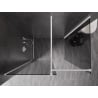 Mexen Kioto-X Duschwand Walk-in 160 x 120 cm, transparent 10 mm, weiß - 800-160-202-20-00-120-X