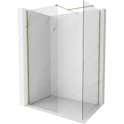 Mexen Kioto-X ścianka prysznicowa Walk-in 150 x 70 cm, transparent 10 mm, złota - 800-150-202-50-00-070-X