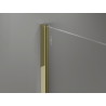 Mexen Kioto-X dušisein Walk-in 150 x 70 cm, läbipaistev 10 mm, kuldne - 800-150-202-50-00-070-X