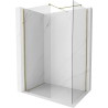 Mexen Kioto-X Tuš paravan Walk-in 150 x 90 cm, proziran 10 mm, zlatni - 800-150-202-50-00-090-X
