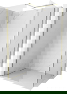 Mexen Kioto-X Walk-in Duschwand 160 x 110 cm, transparent 10 mm, gold - 800-160-202-50-00-110-X