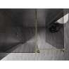 Mexen Kioto-X Stijenka za tuš Walk-in 160 x 120 cm, prozirna 10 mm, zlatna - 800-160-202-50-00-120-X