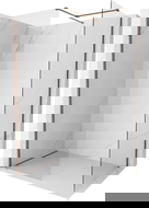 Mexen Kioto-X inloop-douchescherm 160 x 100 cm, transparant 10 mm, roségoud - 800-160-202-60-00-100-X