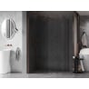 Mexen Kioto-X dušisein Walk-in 160 x 100 cm, läbipaistev 10 mm, roosa kuld - 800-160-202-60-00-100-X