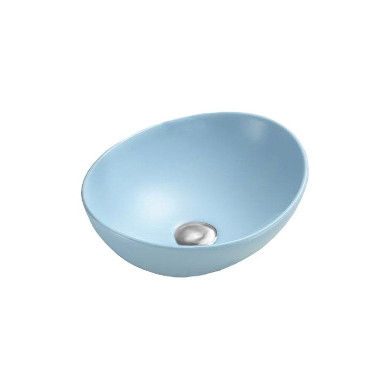 Mexen Elza Aufsatzwaschbecken 40 x 33 cm, blaue Matt - 21014049