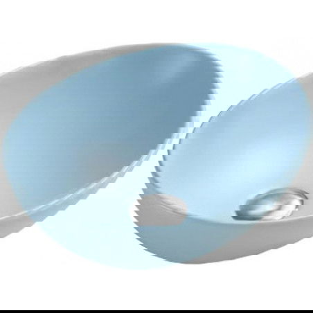 Mexen Elza lavatório de bancada 40 x 33 cm, azul mate - 21014049