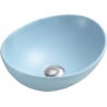 Mexen Elza countertop washbasin 40 x 33 cm, matt blue - 21014049