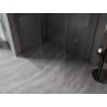Mexen Kioto-X Duschwand Walk-in 140 x 100 cm, transparent 10 mm, gebürstetes Kupfer - 800-140-202-65-00-100-X
