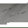Mexen Kioto-X Duschwand Walk-in 120 x 100 cm, transparent 10 mm, gun gray gebürstet - 800-120-202-66-00-100-X