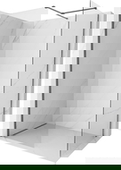 Mexen Kioto-X douchewand Walk-in 160 x 110 cm, transparant 10 mm, geborsteld pistoolgrijs - 800-160-202-66-00-110-X