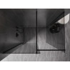 Mexen Kioto-X dušisein Walk-in 80 x 70 cm, läbipaistev 10 mm, must - 800-080-202-70-00-070-X