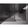Mexen Kioto-X paroi de douche Walk-in 140 x 110 cm, transparent 10 mm, métal pistolet - 800-140-202-95-00-110-X