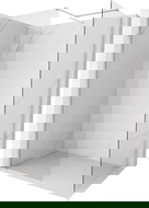 Mexen Kioto-X mampara de ducha Walk-in 160 x 80 cm, transparente 10 mm, níquel cepillado - 800-160-202-97-00-080-X